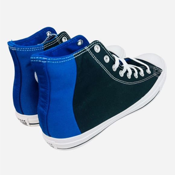 Converse CTAS Colorblock Blue/Black High-Top Unisex Sneaker 163348F Size 12 - Picture 5 of 12